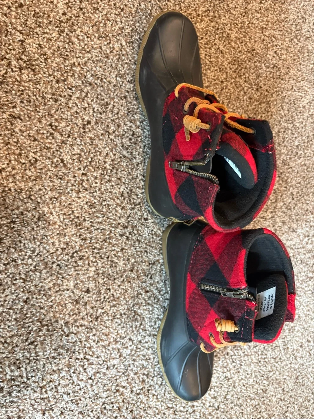 Sperry waterproof rubber